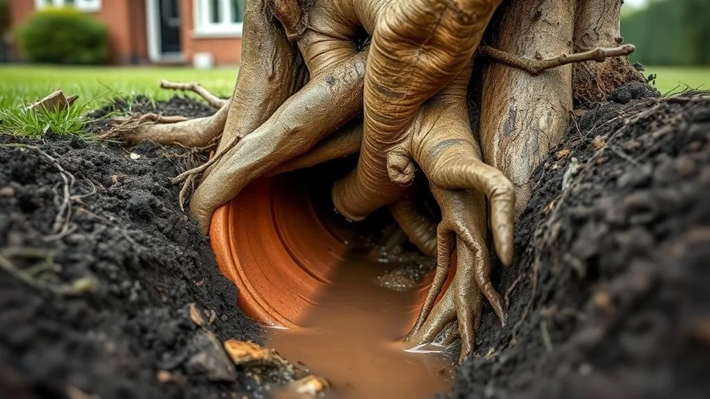 Tree Root Damage in Drains | Detection & Removal in Welling